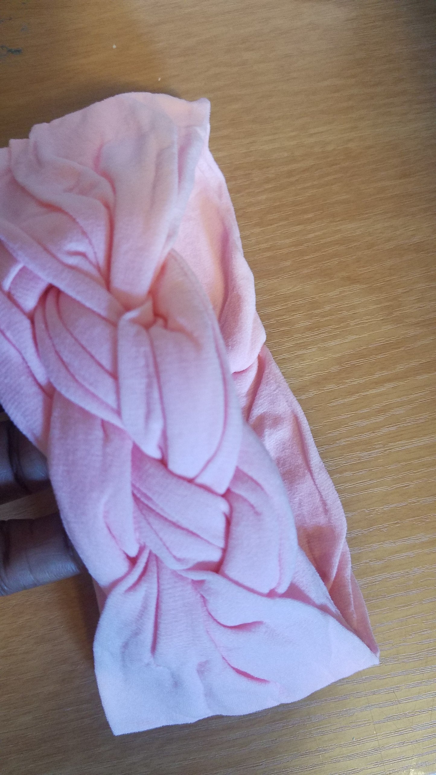 Baby/Toddler Girl Head Wrap with Twisted Design- Pink