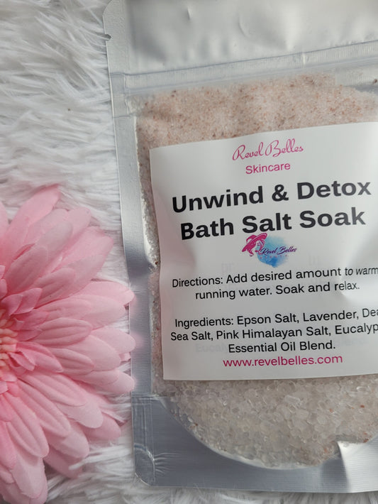 Bath Salt Soak, Detox & Unwind