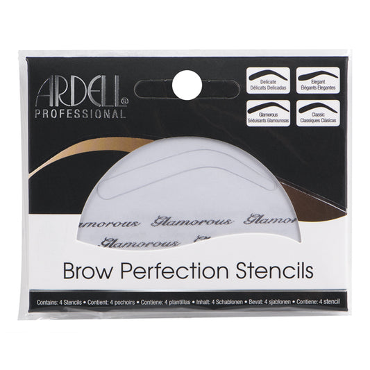 Ardell Brow Perfection Stencils, 4 Pack