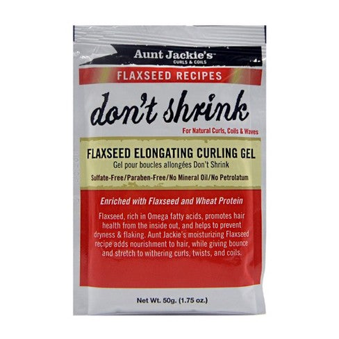 Aunt Jackie's Flaxseed Dont Shrink Curling Gel Packet