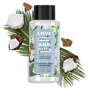 Love Beauty & Planet -Coconut Water & Mimosa Flower Volume & Bounty Shampoo - 13.5 fl oz