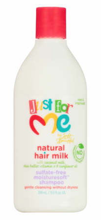 Natural Hair Milk Moisture Soft Shampoo- Sulfate Free 13.5oz